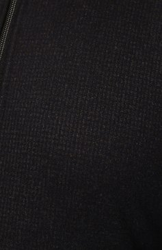 Мужской кардиган из хлопка и вискозы CAPOBIANCO темно-синего цвета, арт. 13M464.PD00./58-60 | Фото 5 (Мужское Кросс-КТ: Кардиган-одежда; Рукава: Длинные; Длина (для топов): Стандартные; Материал внешний: Хлопок, Вискоза; Стили: Спорт-шик; Материал подклада: Хлопок)
