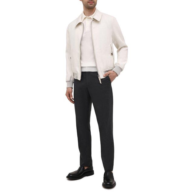 фото Брюки из хлопка и шерсти loro piana