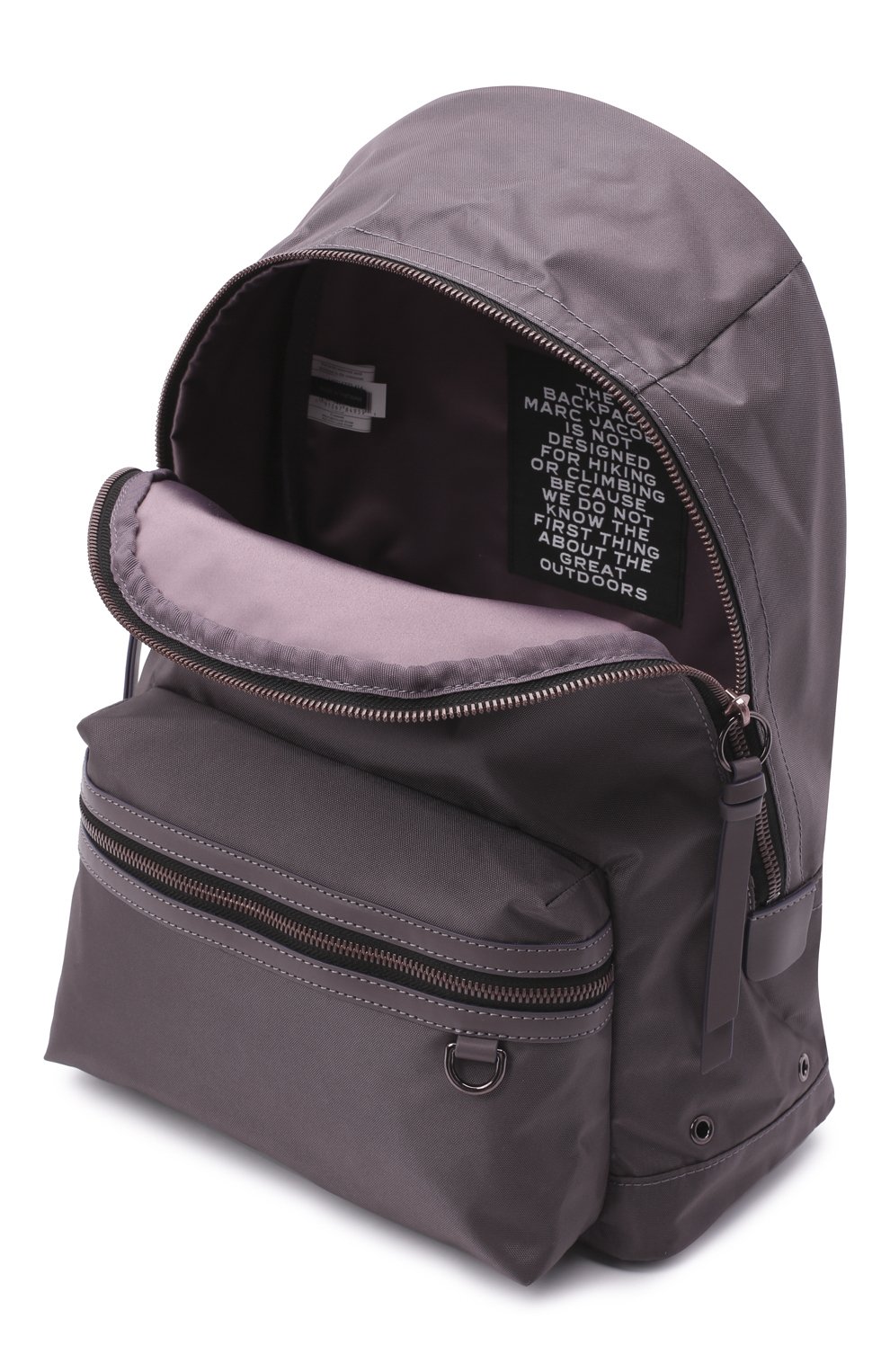 Женский рюкзак the backpack large MARC JACOBS (THE) фиолетового цвета, арт. M0015772 | Фото 4 (Материал: Текстиль; Размер: large)