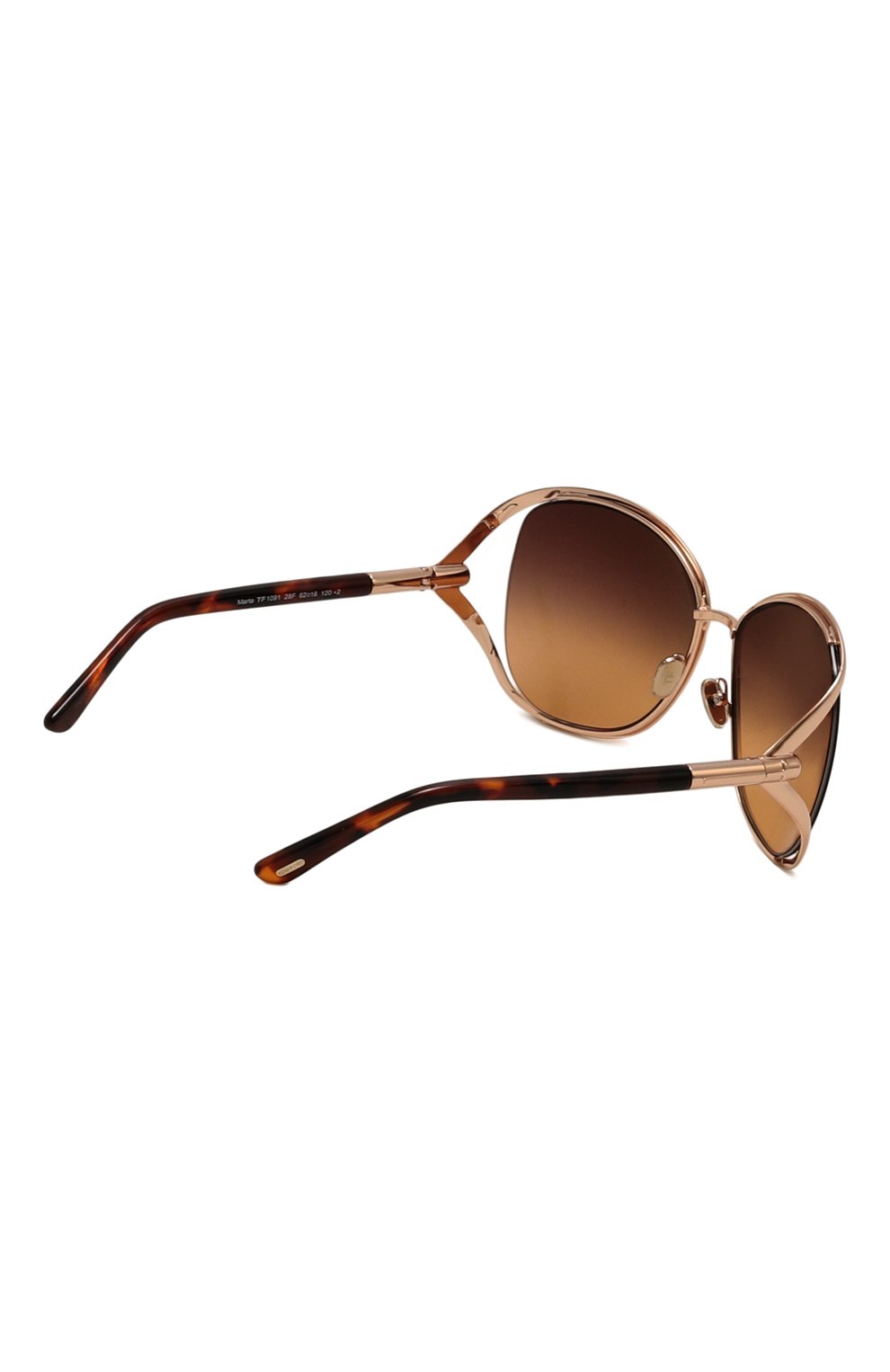 Женские коричневые солнцезащитные очки TOM FORD купить в интернет-магазине  ЦУМ, арт. TF1091 28F