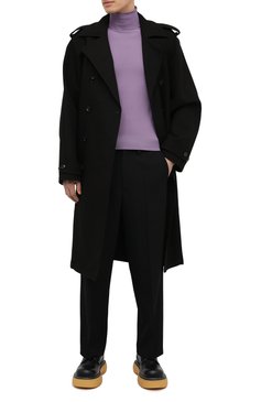 Мужской хлопковый тренч BOTTEGA VENETA черного цвета, арт. 647116/V0010 | Фото 2 (Мужское Кросс-КТ: Тренчкот-верхняя одежда; Рукава: Длинные; Длина (верхняя одежда): До колена; Региональные ограничения белый список (Axapta Mercury): RU; Материал сплава: Проставлено; Материал внешний: Хлопок; Драгоценные камни: Проставлено; Стили: Минимализм)