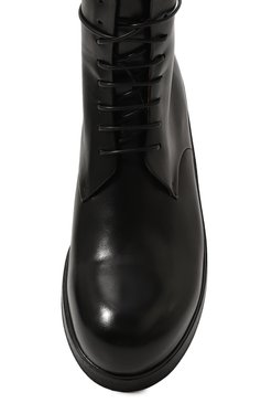 Мужские кожаные ботинки MARSELL черного цвета, арт. MM1178/118 | Фото 6 (Мужск ое Кросс-КТ: Ботинки-обувь, Байкеры-обувь; Материал внутренний: Натуральная кожа; Материал сплава: Проставлено; Материал утеплителя: Без утеплителя; Подошва: Плоская; Драгоценные камни: Проставлено)