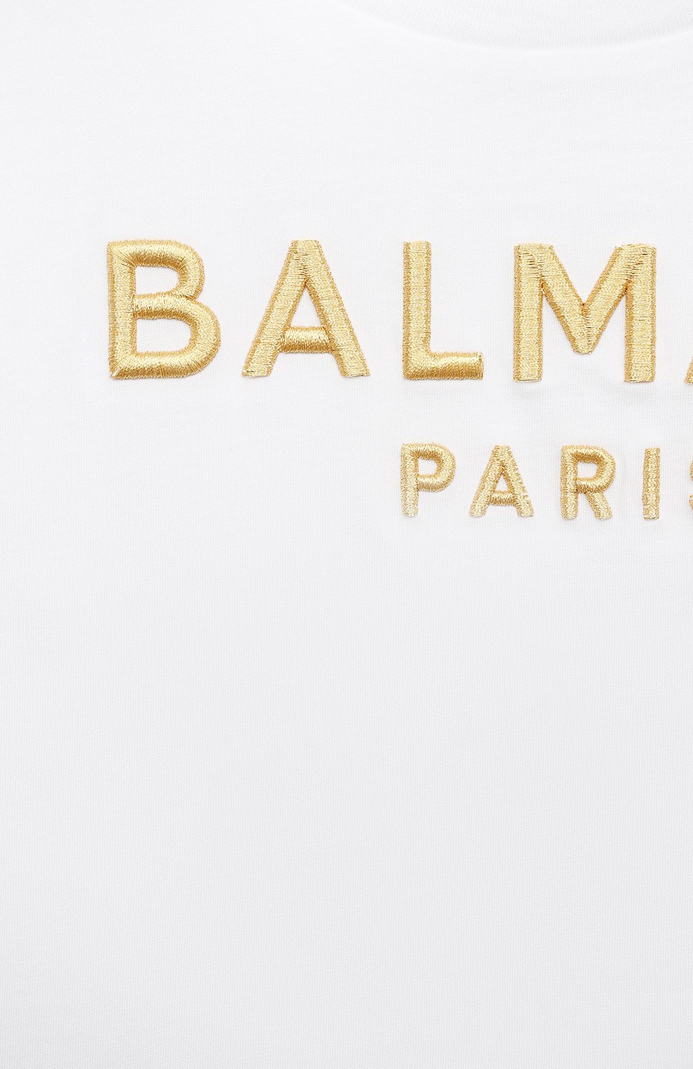 Хлопковая футболка Balmain BS8B31 Фото 3