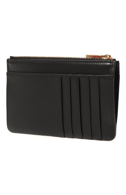 Женский кожаный футляр для кредитных карт DOLCE & GABBANA черного цвета, арт. BI1261/AG081 | Фото 2 (Материал: Натуральная кожа)