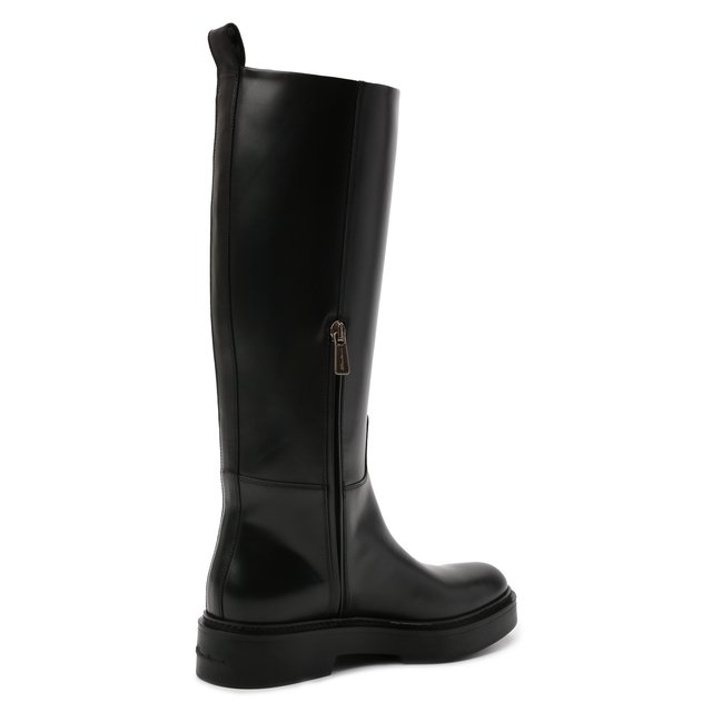 фото Кожаные сапоги santoni