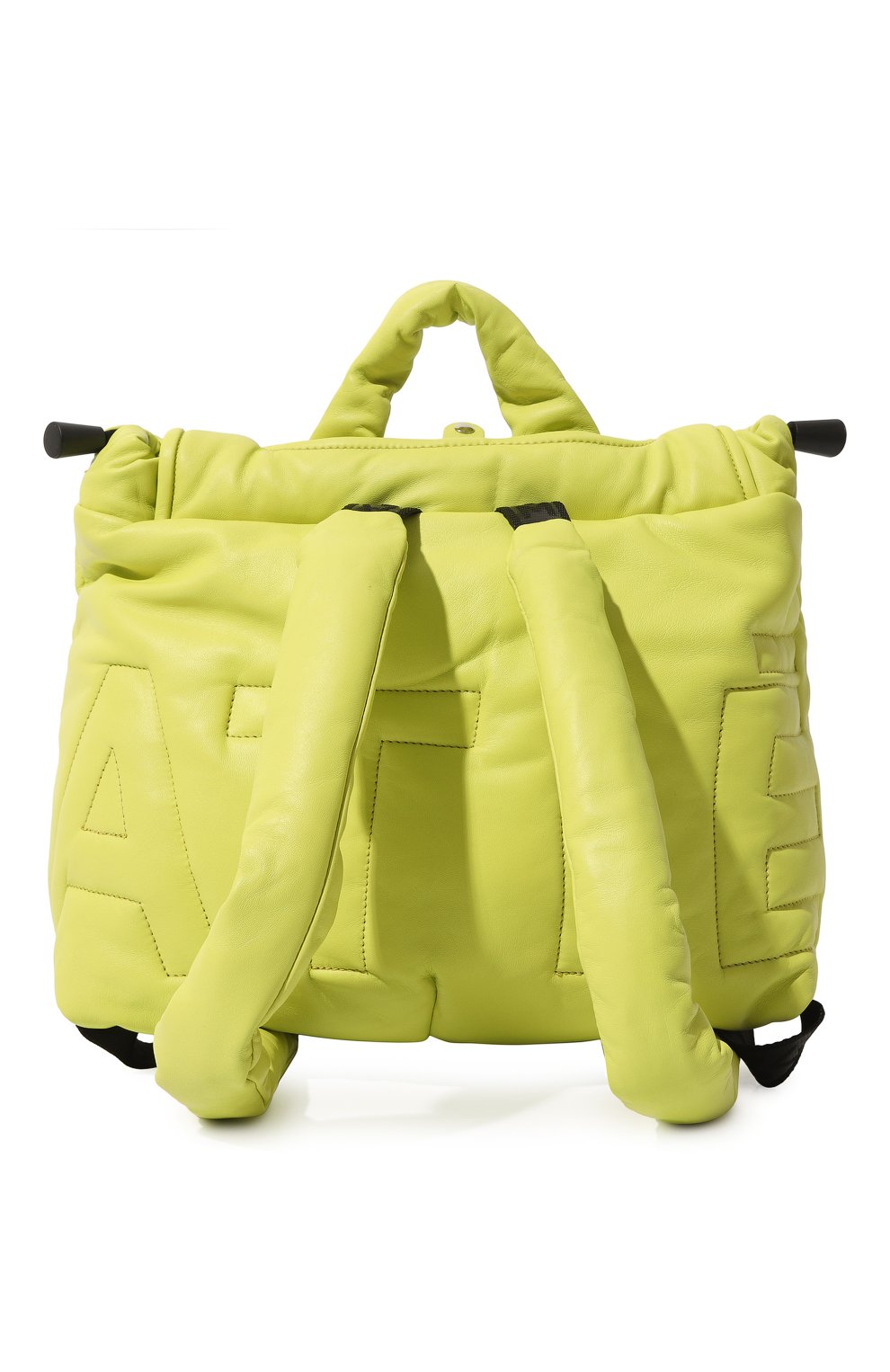 Женский рюкзак peggy small VIC MATIE салатового цвета, арт. 1C0224T_999BE70200 | Фото 6 (Материал: Натуральная кожа; Размер: mini; Стили: Спорт)