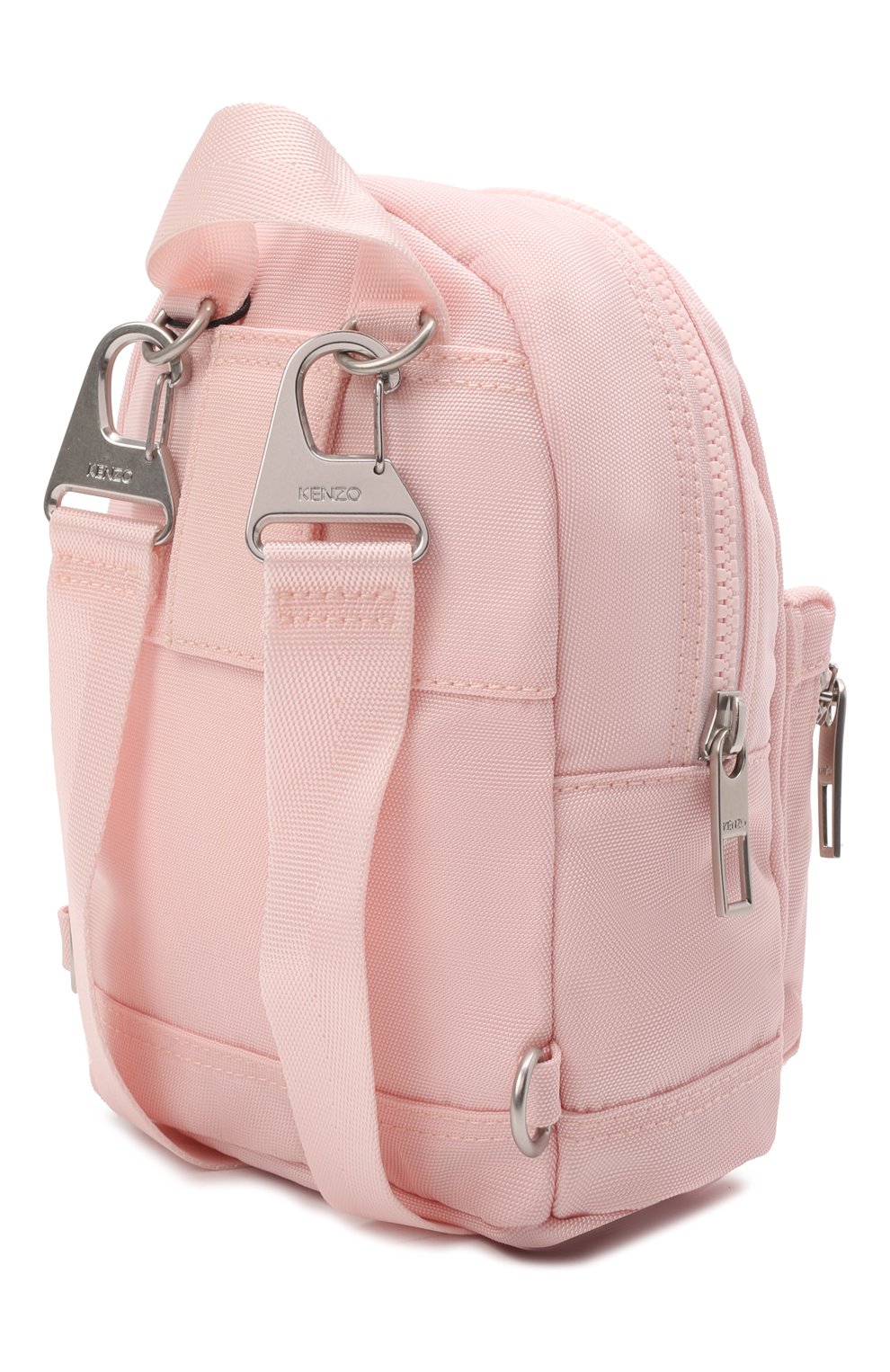 Женский рюкзак kampus mini KENZO светло-розового цвета, арт. FA65SF301F20 | Фото 4 (Размер: mini; Ремень/цепочка: На ремешке; Материал: Текстиль)