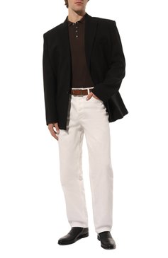 Мужские кожаные лоферы BARRETT черного цвета, арт. 211U048.1 | Фото 2 (Материал внутренний: Натуральная кожа; Стили: Классический)