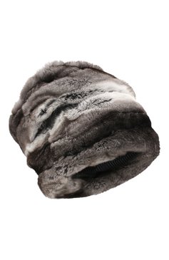 Женская шапка из меха шиншиллы FURLAND серого цвета, арт. 0016304710023200000 | Фото 1 (Материал: Натуральный мех)