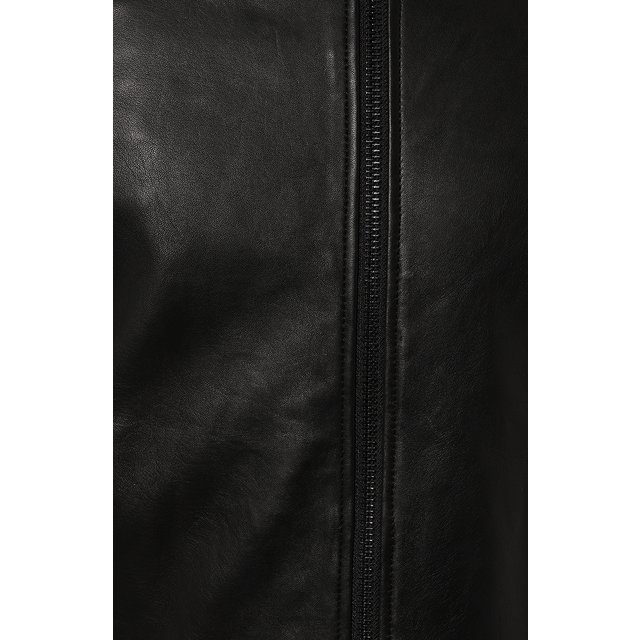 фото Кожаная куртка trussardi