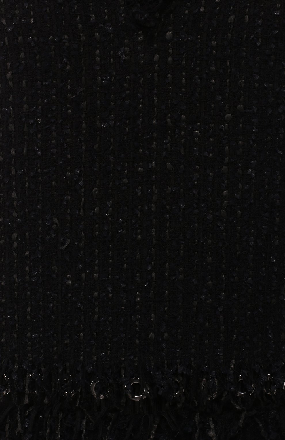 Женское платье LANVIN черного цвета, арт. RW-DR2064-3007-P16 | Фото 3 (Материал внешний: Синтетический материал; Рукава: Без рукавов; Материал подклада: Шелк)