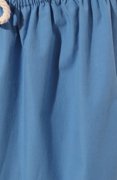 Женские хлопковые шорты JIL SANDER голубого цвета, арт. J40KA0120/J45127 | Фото 5 (Женское Кросс-КТ: Шорты-одежда; Длина Ж (юбки, платья, шорты): Мини; Материал сплава: Проставлено; Материал внешний: Хлопок; Драгоценные камни: Проставлено; Стили: Минимализм)