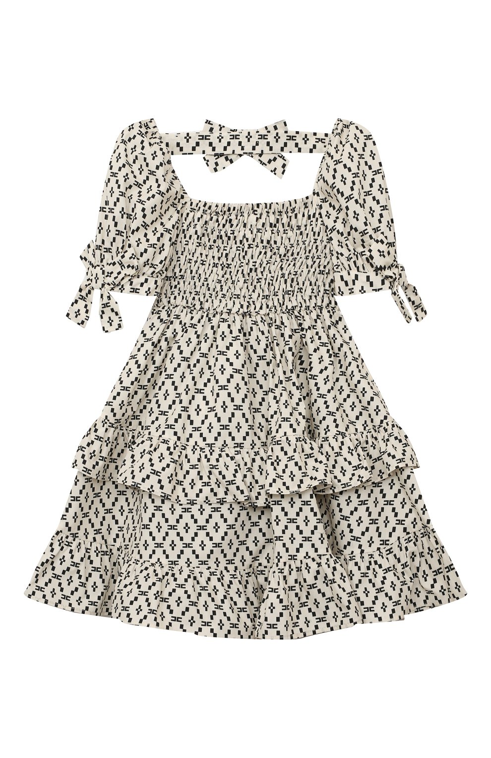 Хлопковое платье Elisabetta Franchi La Mia Bambina EFAB465/CA271/BE027/10A-12A+