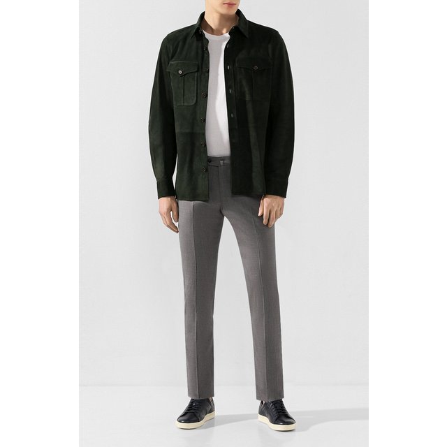 фото Шерстяные брюки loro piana