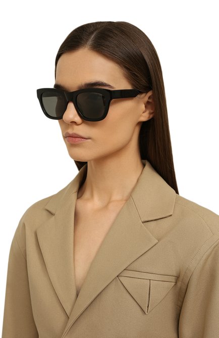 Женские солнцезащитные очки LORO PIANA черного цвета, арт. FAL4920 | Фото 2 (Тип очков: С/з; Кросс-КТ: С/з-унисекс; Оптика Гендер: оптика-унисекс)