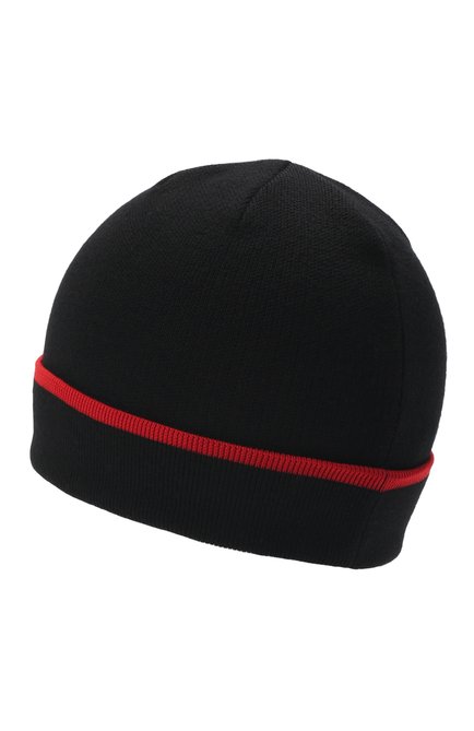 Детского шерстяная шапка DOLCE & GABBANA черного цвета, арт. LBKH71/JBVM7 | Фото 2 (Материал: Текстиль, Шерсть)