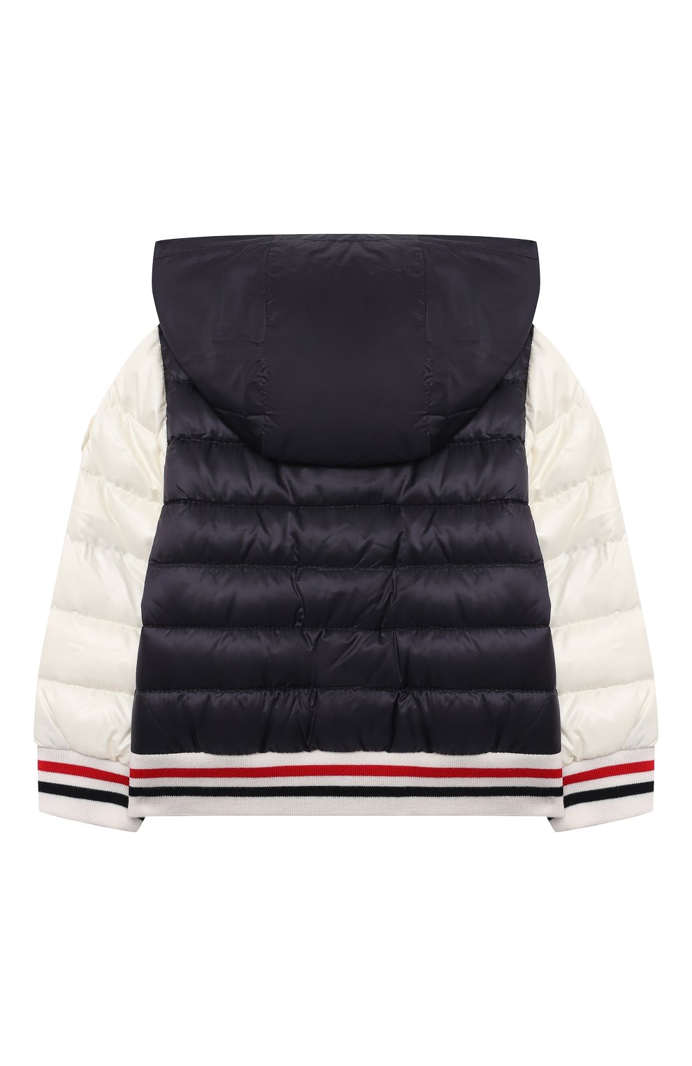 Детского пуховая куртка MONCLER темно-синего цвета, арт. G1-951-1A108-20-53334 | Фото 2 (Кросс-КТ НВ: Куртки; Региональные ограничения белый список (Axapta Mercury): RU)