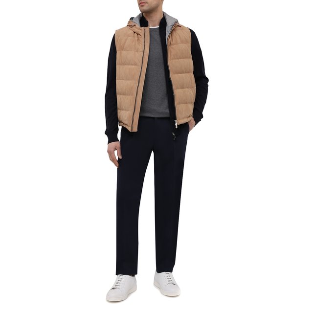 Хлопковая футболка Brunello Cucinelli  M0T617427 Фото 2