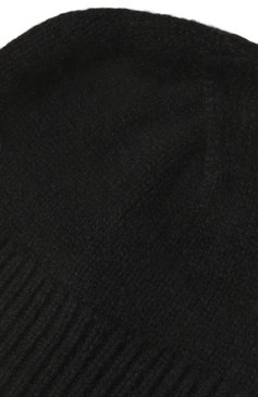 Женская кашемировая шапка JIL SANDER черного цвета, арт. J02TC0002/J13203 | Фото 4 (Материал: Текстиль, Кашемир, Шерсть; Мате�риал сплава: Проставлено; Нос: Не проставлено)