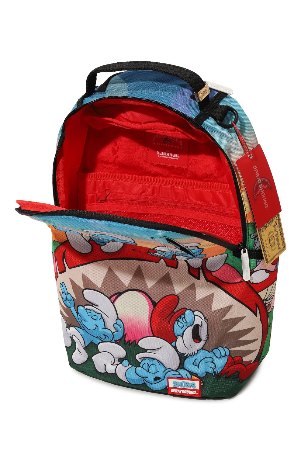 Детская рюкзак SPRAYGROUND разноцвет ного цвета, арт. 910B5454NSZ | Фото 3 (Материал сплава: Проставлено; Нос: Не проставлено; Материал: Текстиль)