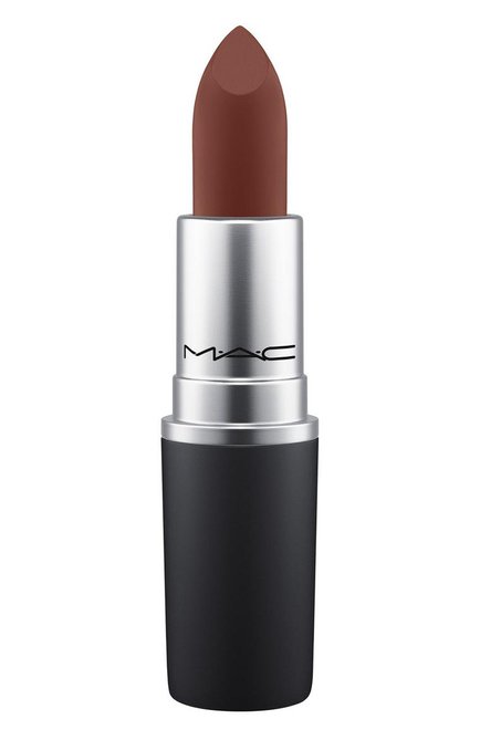 Губная помада powder kiss lipstick, оттенок turn to the left (3g) MAC бесцветного цвета, арт. S4K0-42 | Фото 1