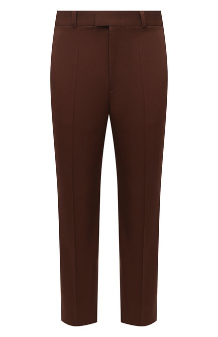 Мужские шерстяные брюки VALENTINO коричневого цвета по цене 89950 руб., арт. XV0RBI15804 | Фото 1