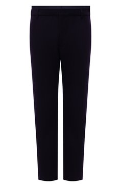 Мужские шерстяные брюки ZILLI SPORT темно-синего цвета, арт. M0W-40-38W-F6415/0001/60-68 | Фото 1 (Big sizes: Big Sizes; Материал внешний: Шерсть; Длина (брюки, джинсы): Стандартные; Случай: Повседневный; Материал подклада: Вискоза; Стили: Кэжуэл)