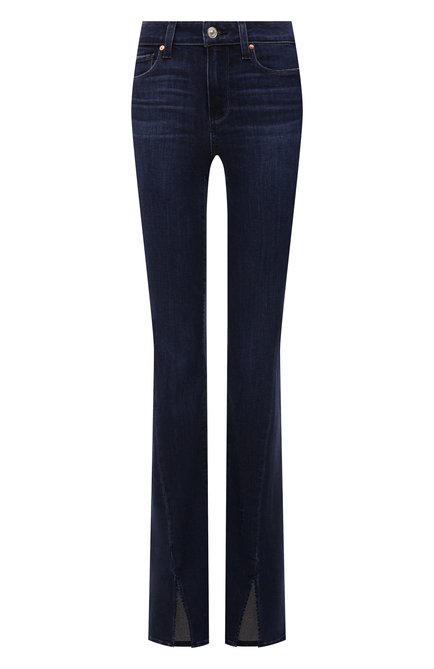 Женские джинсы PAIGE темно-синего цвета по цене 34250 руб., арт. 6202984-4395 | Фото 1