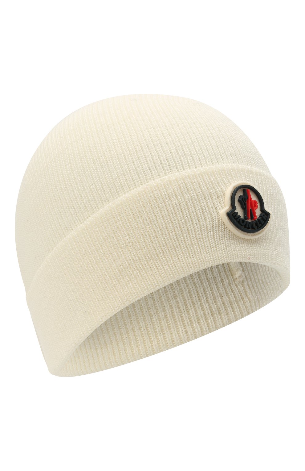 Детского шерстяная шапка MONCLER белого цвета, арт. G2-954-9Z731-00-A9632 | Фото 1 (Материал: Текстиль, Шерсть, Синтетический материал)