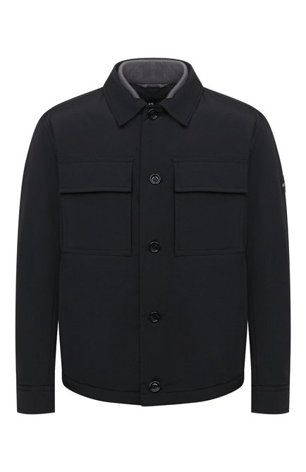 Мужская комплект из куртки и жилета BOSS черного цвета, арт. 50460737 | Фото 1 (Материал внешний: Синтетический материал; Рукава: Длинные; Длина (верхняя одежда): Короткие; Кросс-КТ: Куртка; Стили: Кэжуэл; Региональные ограничения белый список (Axapta Mercury): RU; Мужское Кросс-КТ: утепленные куртки)