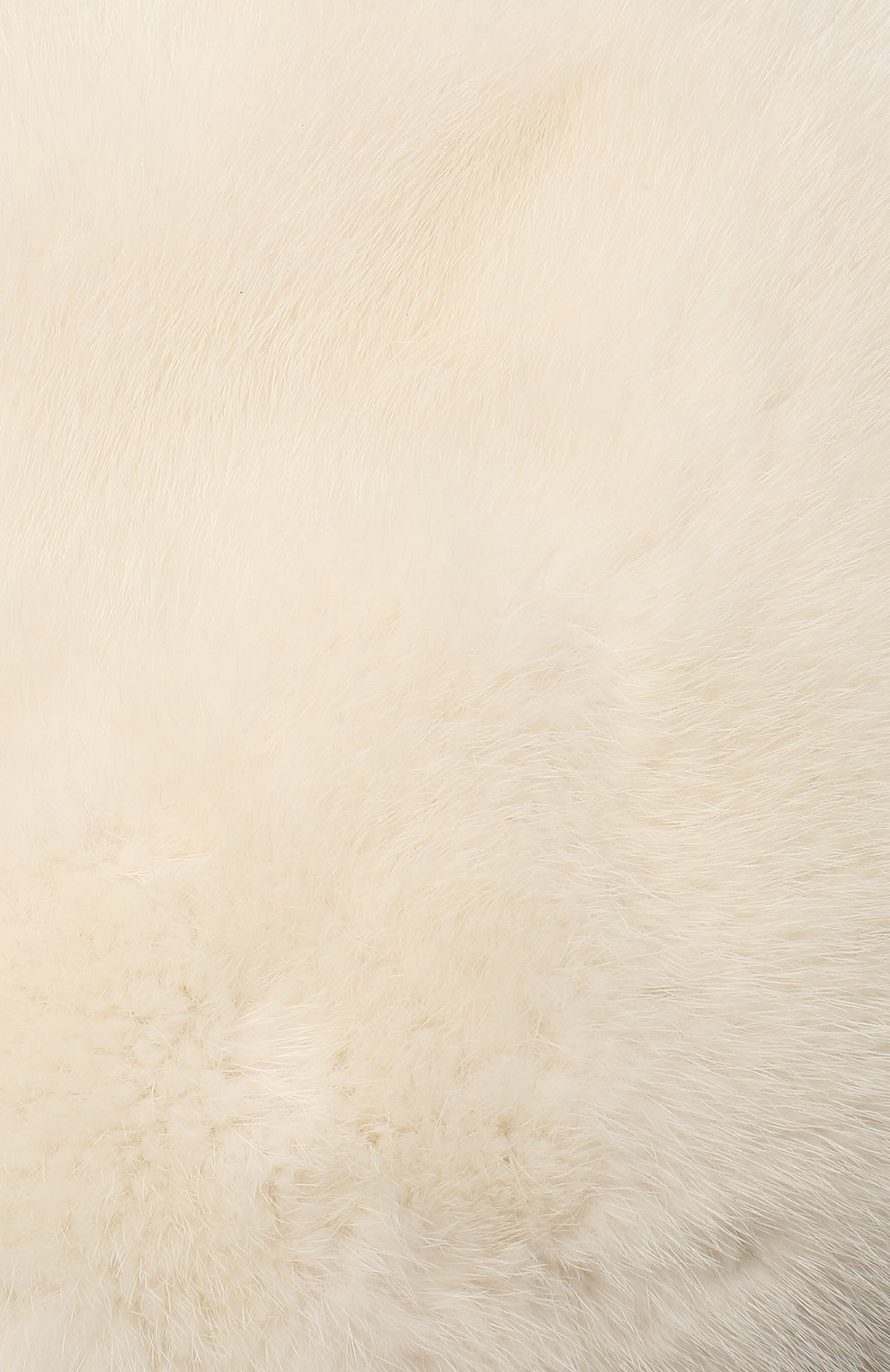 Женский берет из меха норки FURLAND белого цвета, арт. 0003800110027300000 | Фото 3 (Материал: Натуральный мех)