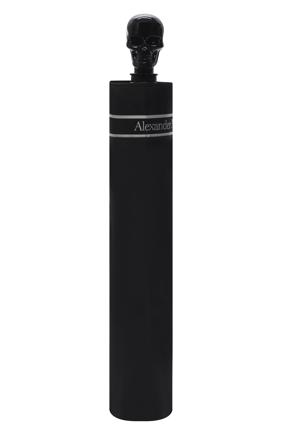 Мужской складной зонт ALEXANDER MCQUEEN черного цвета, арт. 557708/4D49Q | Фото 4 (Материал: Текстиль, Синтетический материал, Металл)