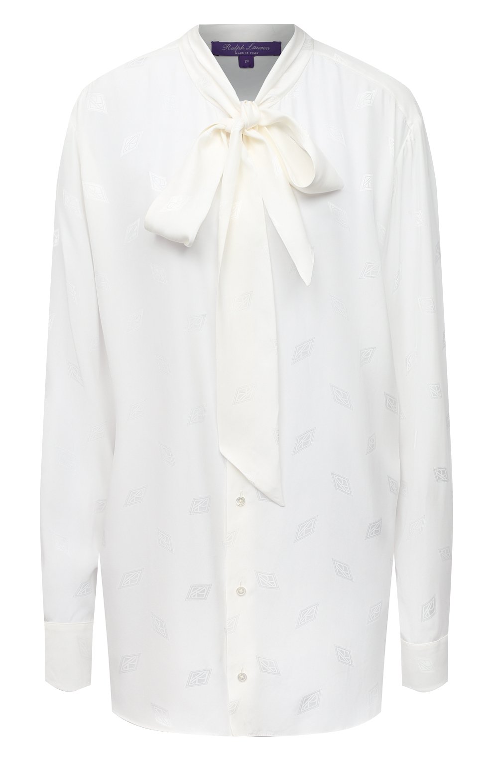Блузка из вискозы и шелка Ralph Lauren