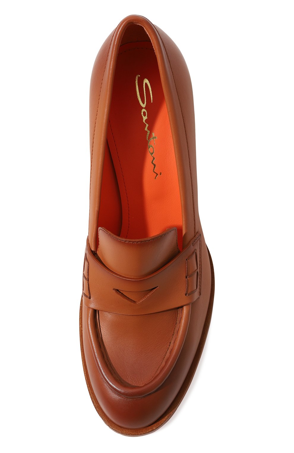 Кожаные туфли Santoni  WDQQ59981HA3BLGAN01 Фото 6