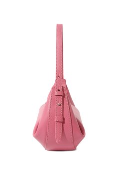 Женская сумка fortune cookie mini YUZEFI розового цвета, арт. YUZAW22-HB-FM-27 | Фото 4 (Сумки-технические: Сумки top-handle; Материал: Натуральная кожа; Материал сплава: Проставлено; Размер: mini; Драгоценные камни: Проставлено)