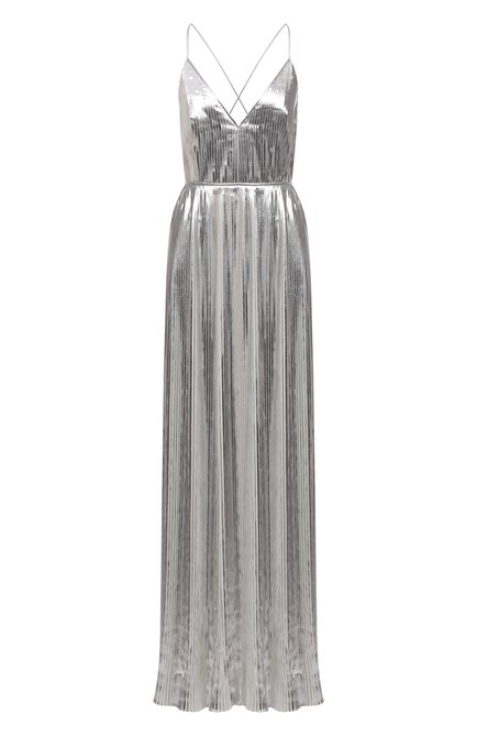 Женское платье VALENTINO серебряного цвета по цене 666500 руб., арт. XB3VDCT56AQ | Фото 1