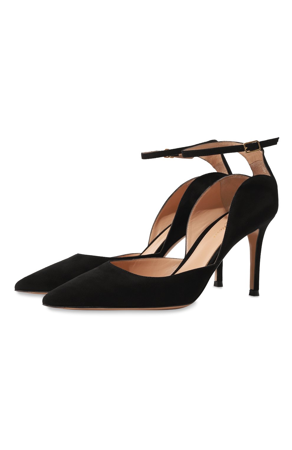 Замшевые туфли Hayette Gianvito Rossi G40364.85RIC.CAMNER0