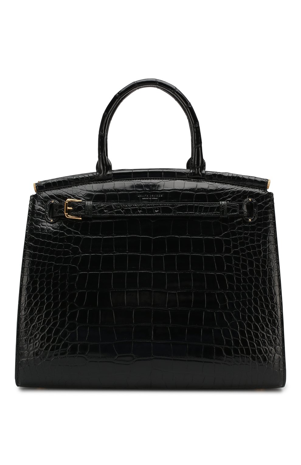 Женская черная сумка rl50 из кожи аллигатора RALPH LAUREN купить в ...