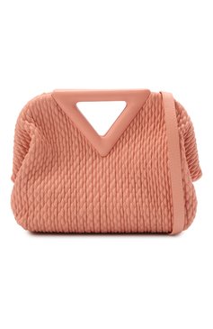 Женская сумка point small BOTTEGA VENETA персикового цвета, арт. 661986/V0TB1 | Фото 5 (Сумки-технические: Сумки через плечо, Сумки top-handle; Материал: Натуральная кожа; Региональные ограничения белый список (Axapta Mercury): RU; Ремень/цепочка: На ремешке; Размер: small)