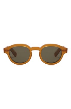 Женские солнцезащитные очки KALEOS оранжевого цвета, арт. H0FFMANN C-003 | Фото 4 (Кросс-КТ: С/з-унисекс; Материал: Пластик; Тип очков: С/з; Очки форма: Круглые; Оптика Гендер: оптика-унисекс)