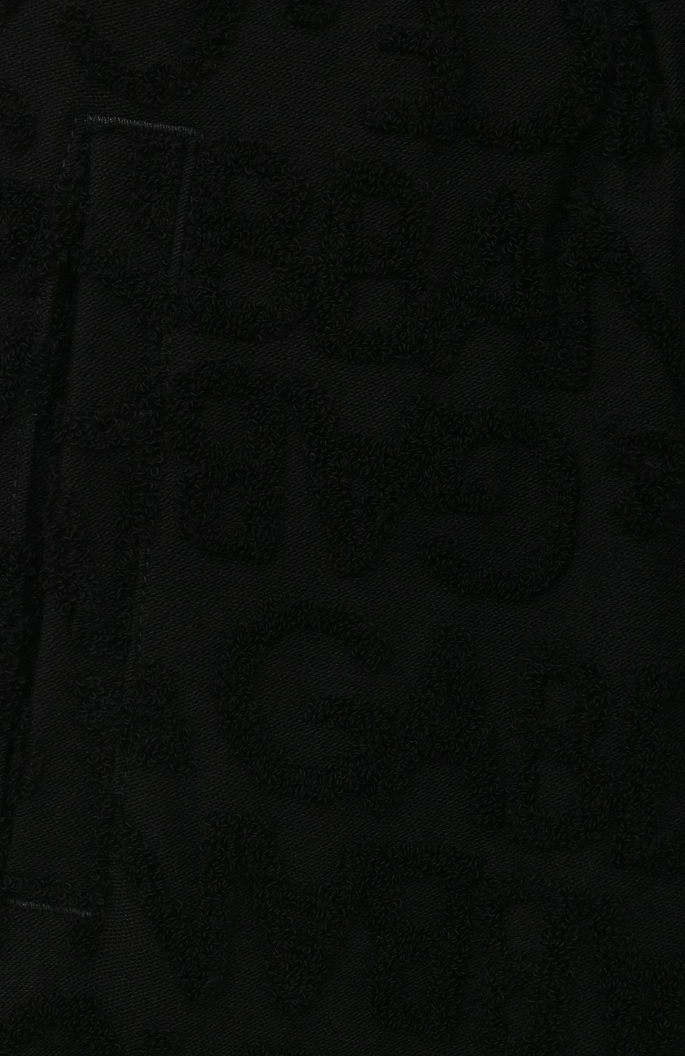 Детские хлопковые джоггеры DOLCE & GABBANA черного цвета, арт. L4JPFE/FJ7D7/8-14 | Фото 3 (Материал сплава: Проставлено; Нос: Не проставлено; Материал внешний: Хлопок; Мальчики Кросс-КТ: Джоггеры-одежда)