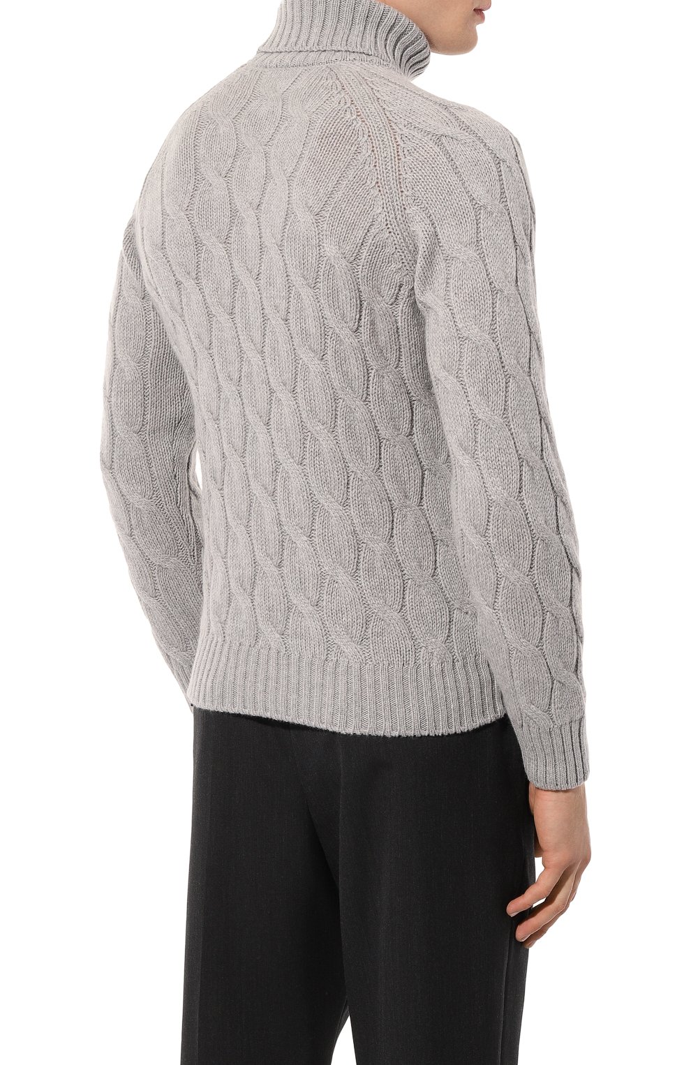 Шерстяной свитер Gran Sasso 13117/22622, цвет серый, размер 46 13117/22622 - фото 4