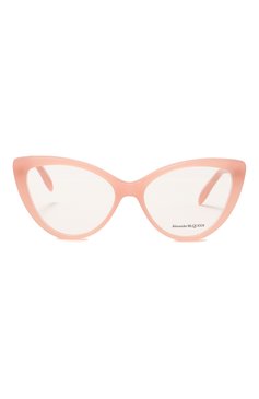 Женские оправа ALEXANDER MCQUEEN светло-розового цвета, арт. AM0287 005 | Фото 3 (Тип очков: Оправа; Оптика Гендер: оптика-женское; Очки форма: Cat-eye)