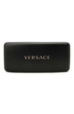 Женские солнцезащитные очки VERSACE черного цвета, арт. 4392-GB1/87 | Фото 5 (Тип очков: С/з; Очки форма: D-форма)