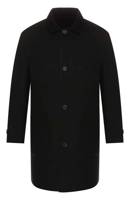 Мужской двустороннее кашемировое пальто BRUNELLO CUCINELLI темно-серого цвета по цене 820000 руб., арт. ML4549947 | Фото 1