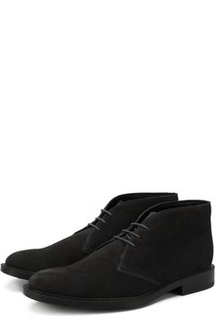 Мужские замшевые ботинки на шнуровке TOD’S темно-серого цвета, арт. XXM45A00D80RE0B603 | Фото 1 (Мужское Кросс-КТ: Ботинки-обувь, Дезерты-обувь; Материал внутренний: Натуральная кожа; Материал утеплителя: Без утеплителя; Статус проверки: Проверено, Проверена категория; Подошва: Плоская; Материал внешний: Замша; Длина стельки: 29, 29,8, 24,8, 25,7, 26,1, 26,5, 26,9, 27,4, 27,8, 28,2, 28,6)