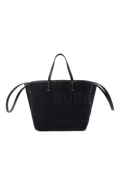 Женский сумка-шопер note medium BURBERRY темно-синего цвета, арт. 8044174 | Фото 8 (Сумки-технические: Сумки-шопперы; Размер: medium; Материал: Текстиль)