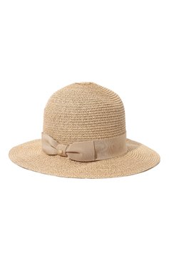 Женская шляпа INVERNI бежевого цвета, арт. 5590 CC | Фото 1 (Материал: Текстиль, Растительное волокно; Материал сплава: Проставлено; Нос: Не проставлено)