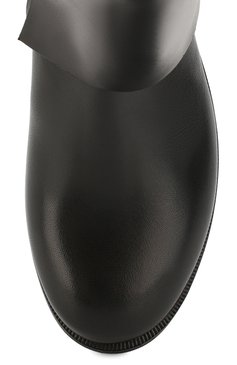 Детские кожаные сапоги GALLUCCI черного цвета, арт. J40014AM/ST P V CUG VSA | Фото 4 (Материал внутренний: Натуральная кожа; Статус проверки: Проверена категория)