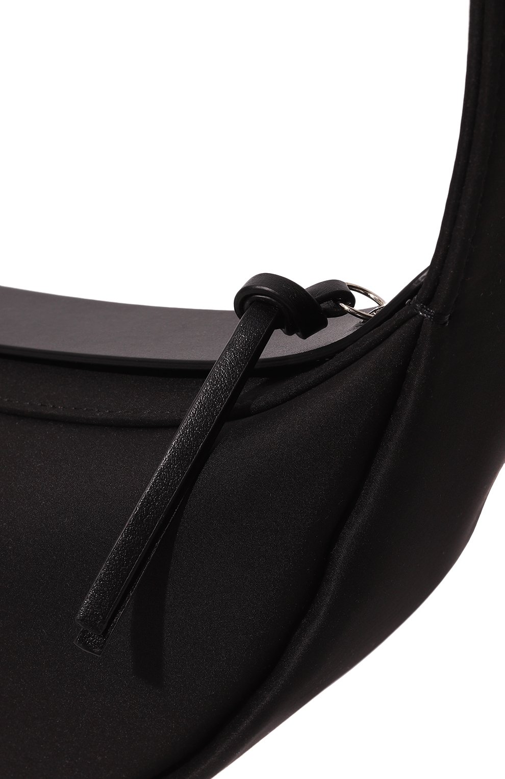 Женская сумка orion NEOUS черного цвета, арт. 00009NY01 | Фото 3 (Сумки-технические: Сумки top-handle; Материал сплава: Проставлено; Материал: Текстиль; Драгоценные камни: Проставлено; Размер: large)